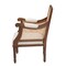 Bali & Pari Desmond Traditional French Beige Fabric and Walnut Brown Finished Wood Accent Chair 238-13313-ZORO - alternate 4